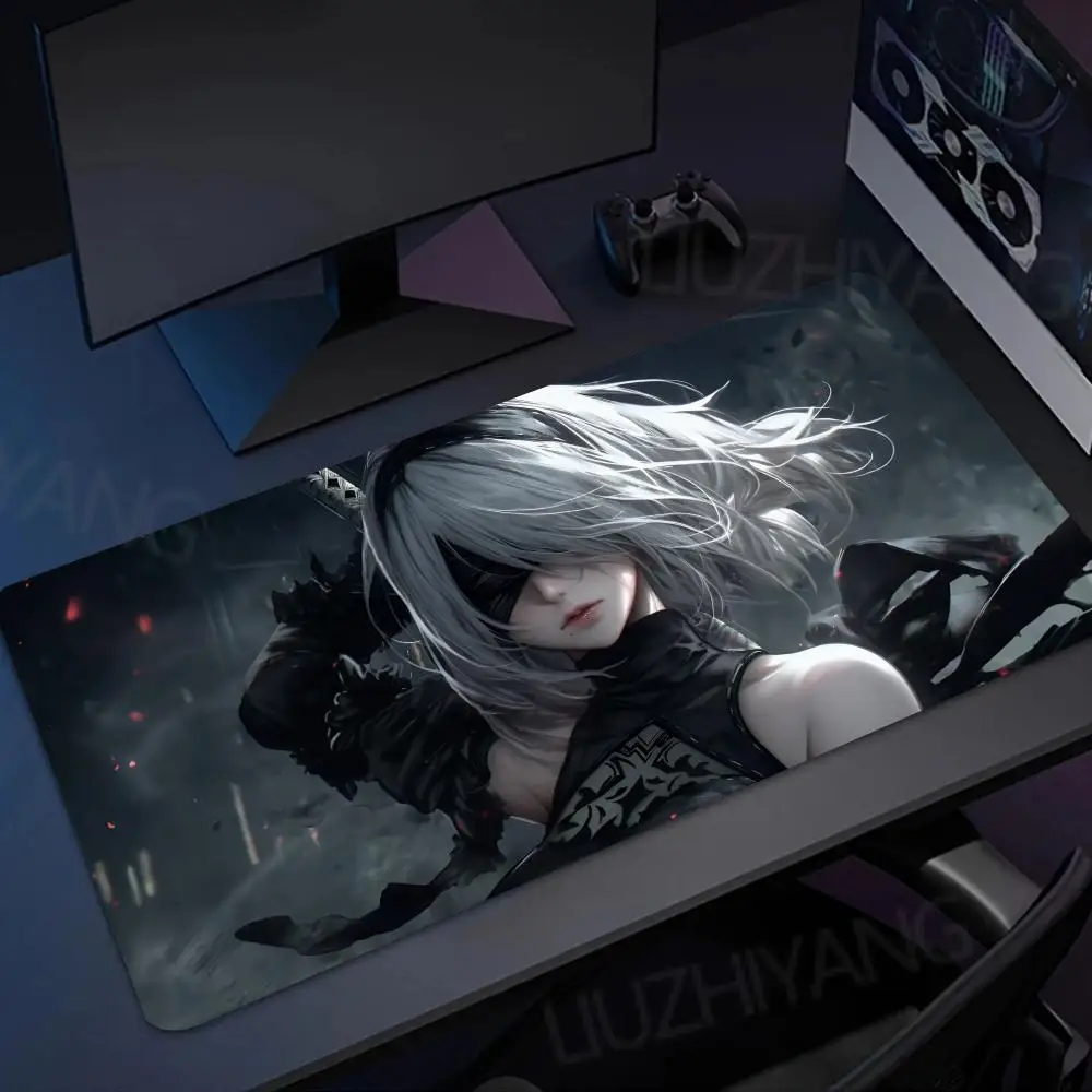 Alfombrilla de ratón Sexy para chica, alfombrillas antideslizantes de goma para juegos, alfombrilla de ratón grande para oficina, alfombrilla de escritorio de Anime para Gamer, alfombrilla de escritorio para ordenador XXL