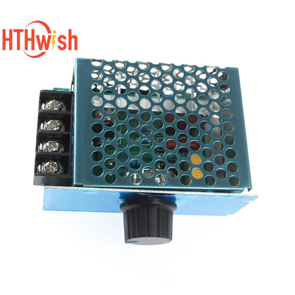 1pcs 4000W AC 110V-220V SCR Adjustable Motor Speed Controller Control Dimmer Thermostat Regulator High-power