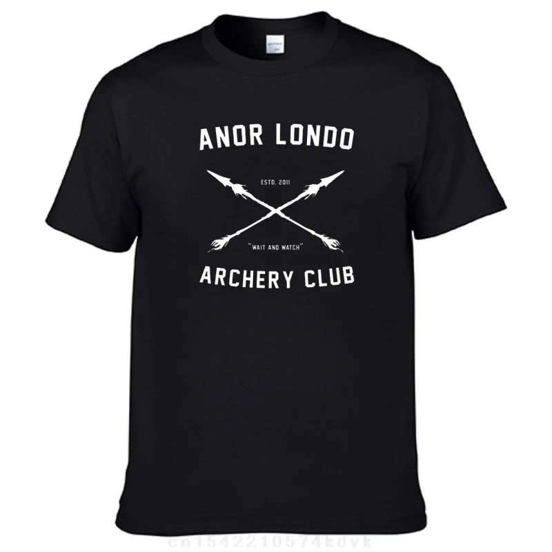 ANOR LONDO - ARCHERY CLUB T-shirt new edition  clothes heavyweight t shirts for men