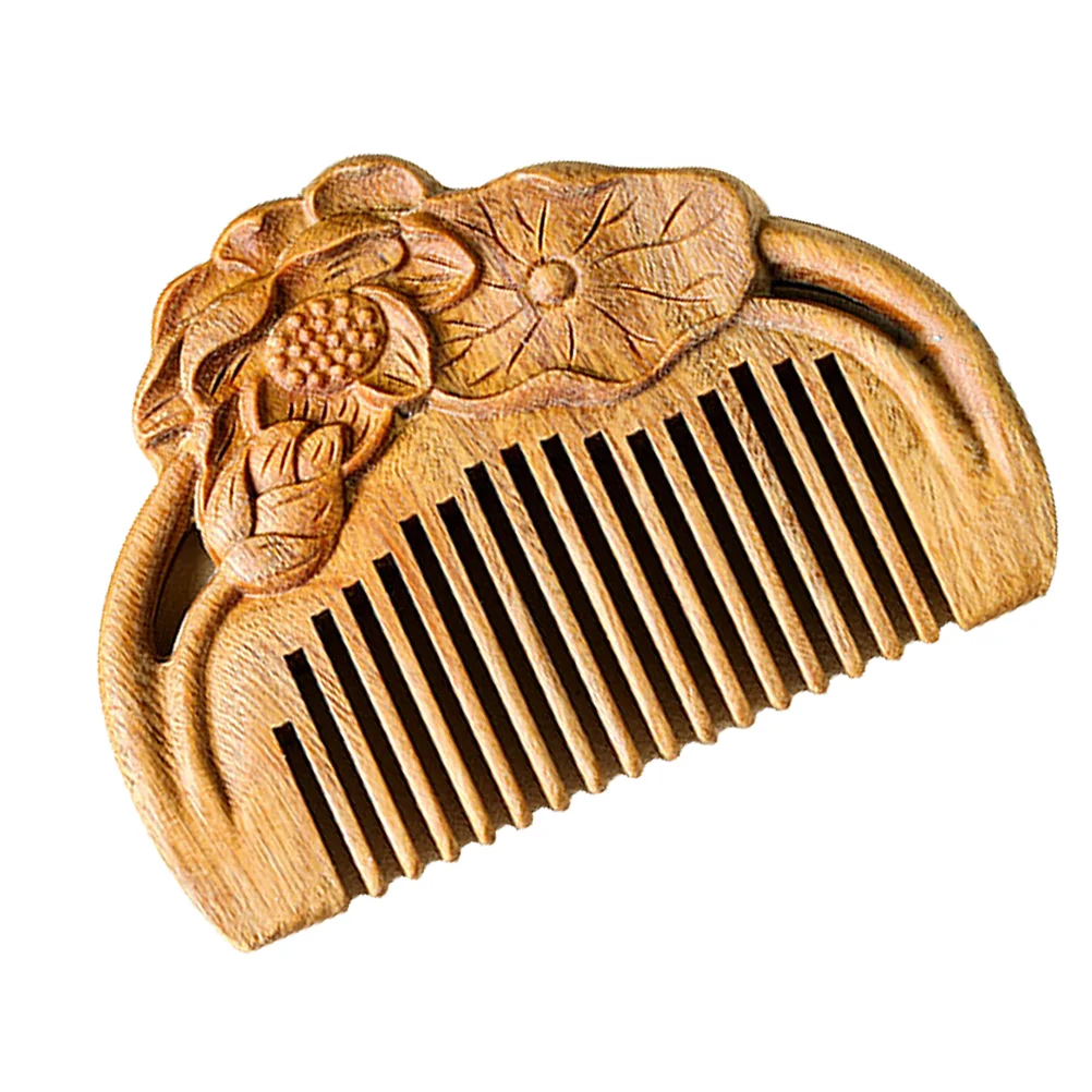 Japanese Sandals Wooden Comb Massager Japanese-style Hair Brush Handmade Natural Scalp