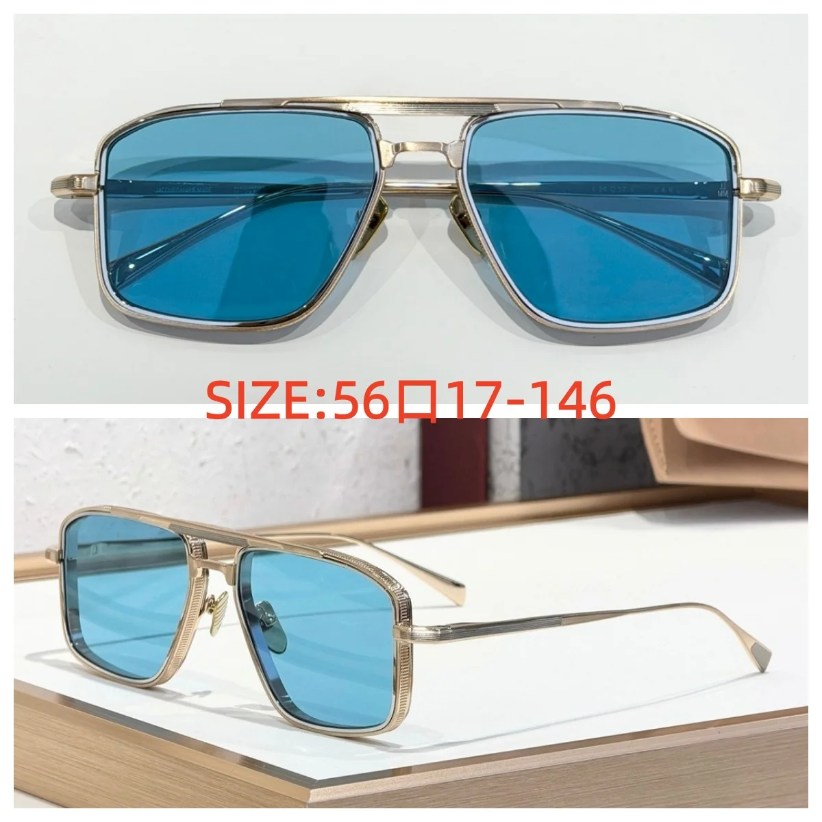 2026 Neu eingetroffene photochrome Sonnenbrille mit Metallrahmen im Hip-Hop-Stil, UV400-Schutz, für Herren und Damen, modische Freizeitbrille