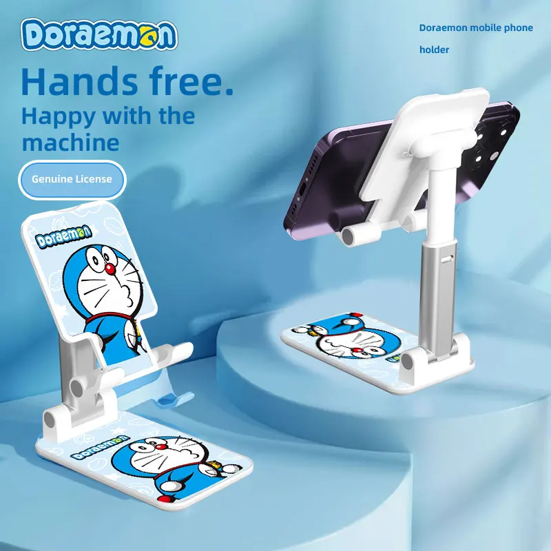 

Doraemon милый мультяшный настольный держатель для мобильного телефона, подставка kawaii IPhone IPad, регулируемый настольный держатель для планшета, универсальный