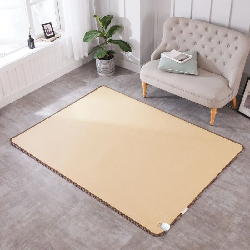 

Carbon crystal floor heating mat household electric carpet living room electric floor yoga mat heating floor mat