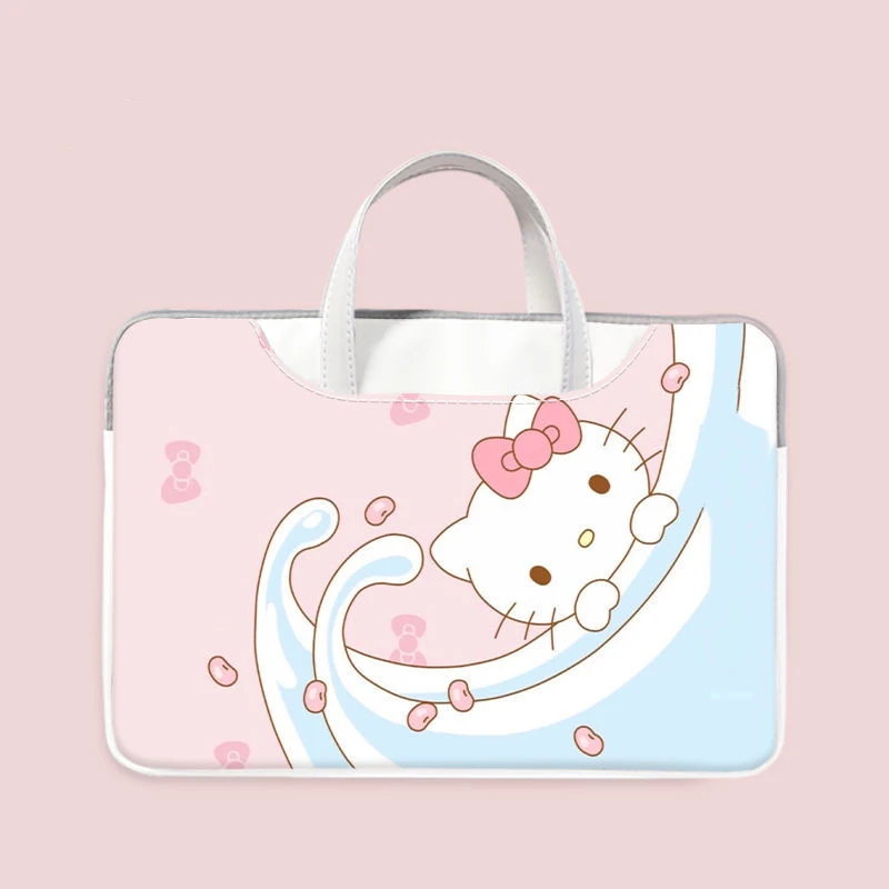 Sanrio Hello Kitty Laptop Bag Anime Cinnamoroll 11 13 14 16 Inch Tablet PC Cartoon Handbag Laptop Protective Case Accessories