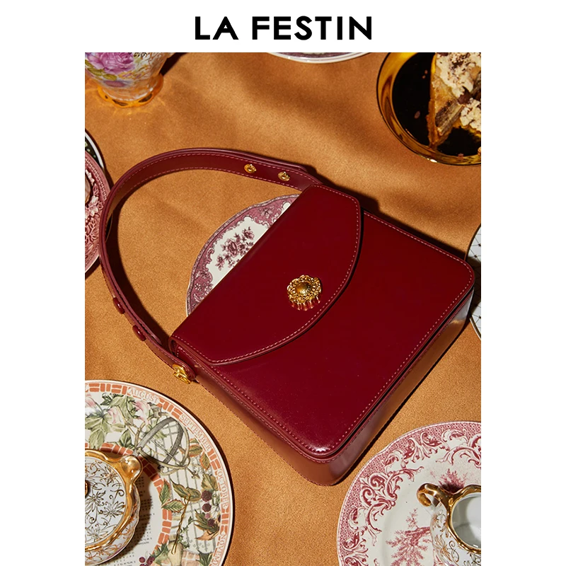 LA FESTIN Original Women's Bag Fashion Handbag Women Shoulder Bag Top-handle Bags Female Portable Square Bag Cross Body Bag