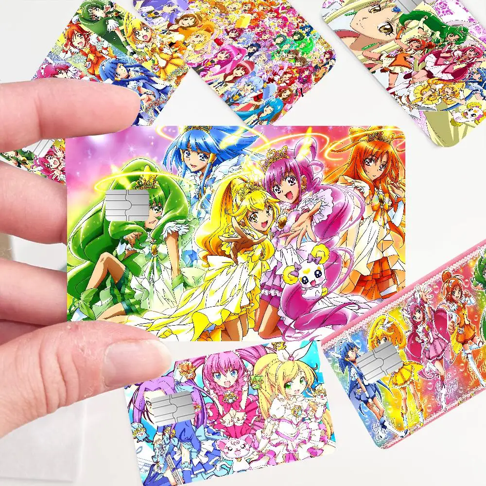 Adesivo de Película para Cartão de Crédito/Débito Grande com Tema de Urso de Desenho Animado Fofo de Smile P-Precure para a Frente