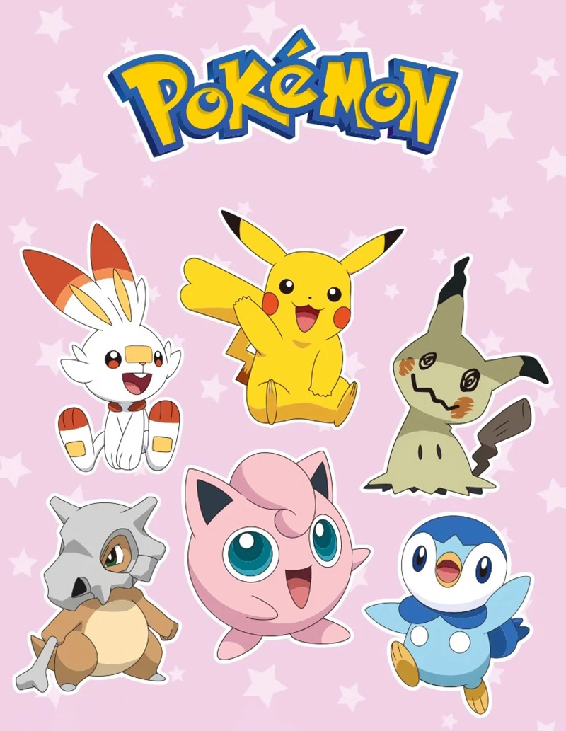 Pokemon Figur Bulbasaur Eevee Charmander Squirtle Pikachu Piplup Cubone Mimikyu Jigglypuff Pokeball Spielzeug Ornament Puppe – Detail 1