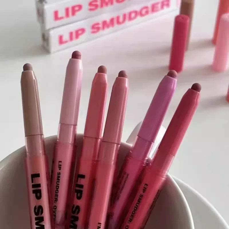 Korea Lip Liner Silky Lip Smudrer Multi-purpose Shadow Base Long-lasting Matte Lipstick Waterproof Natural Makeup Cosmetics