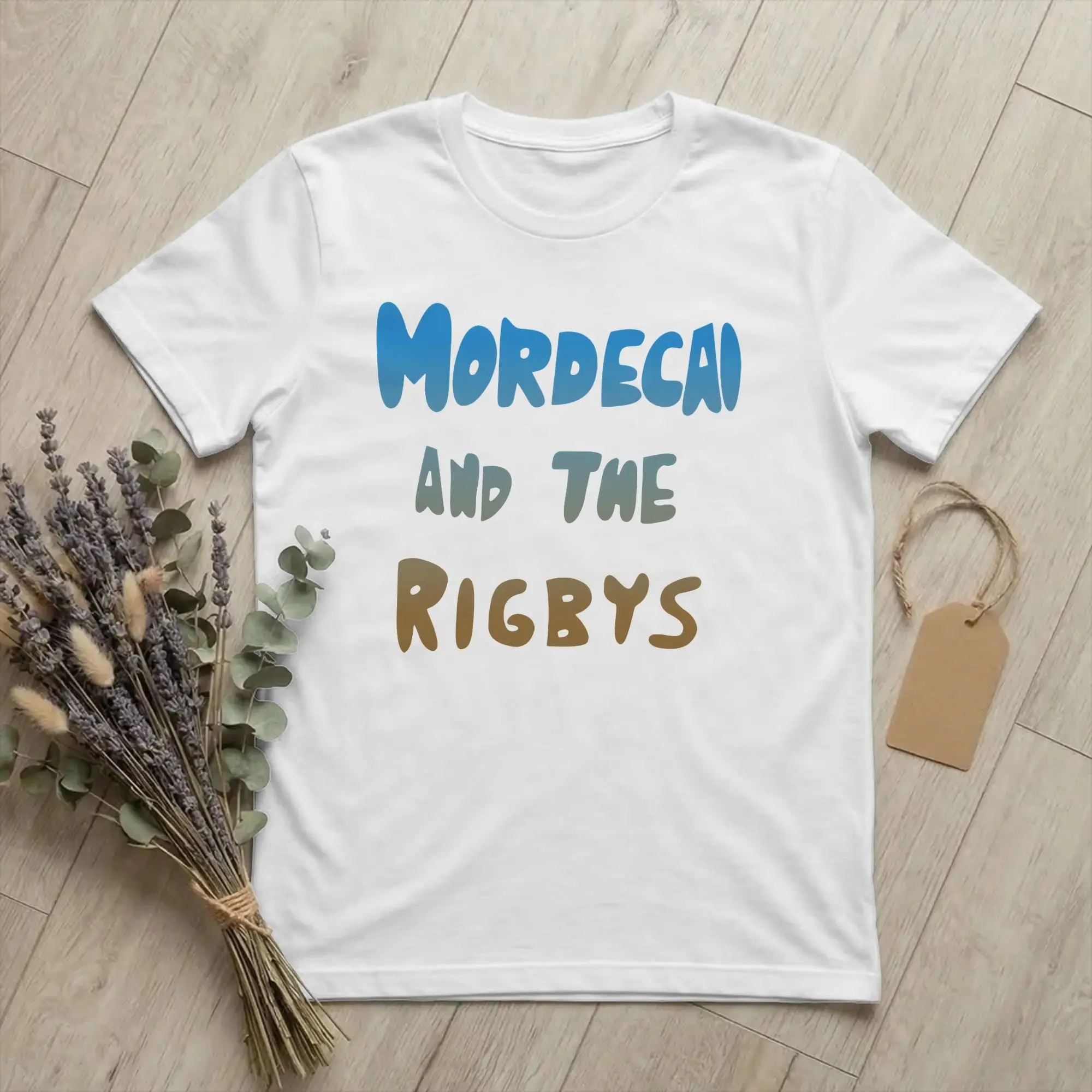 Men Women Mordecai and the Rigbys T Shirt Regulars Show  100% Cotton Clothing Funny Short Sleeve Tee Shirt Plus Size T-Shirt