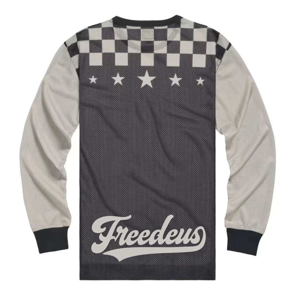 New Freedeus Motocross Racing Long Sleeve Motorcycle Clothes Bicycle MTB T-Shirt Cycling Jersey Men Downhill Mountain Bike BMX