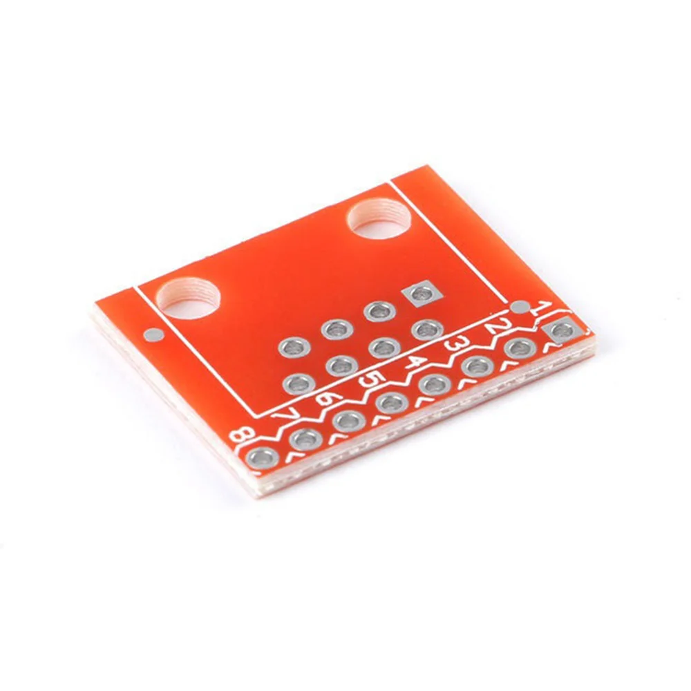 10PCS แบบพกพา Modular Connectors/ตัวเชื่อมต่อ Ethernet RJ45 Breakout Board อะแดปเตอร์โมดูลบอร์ด