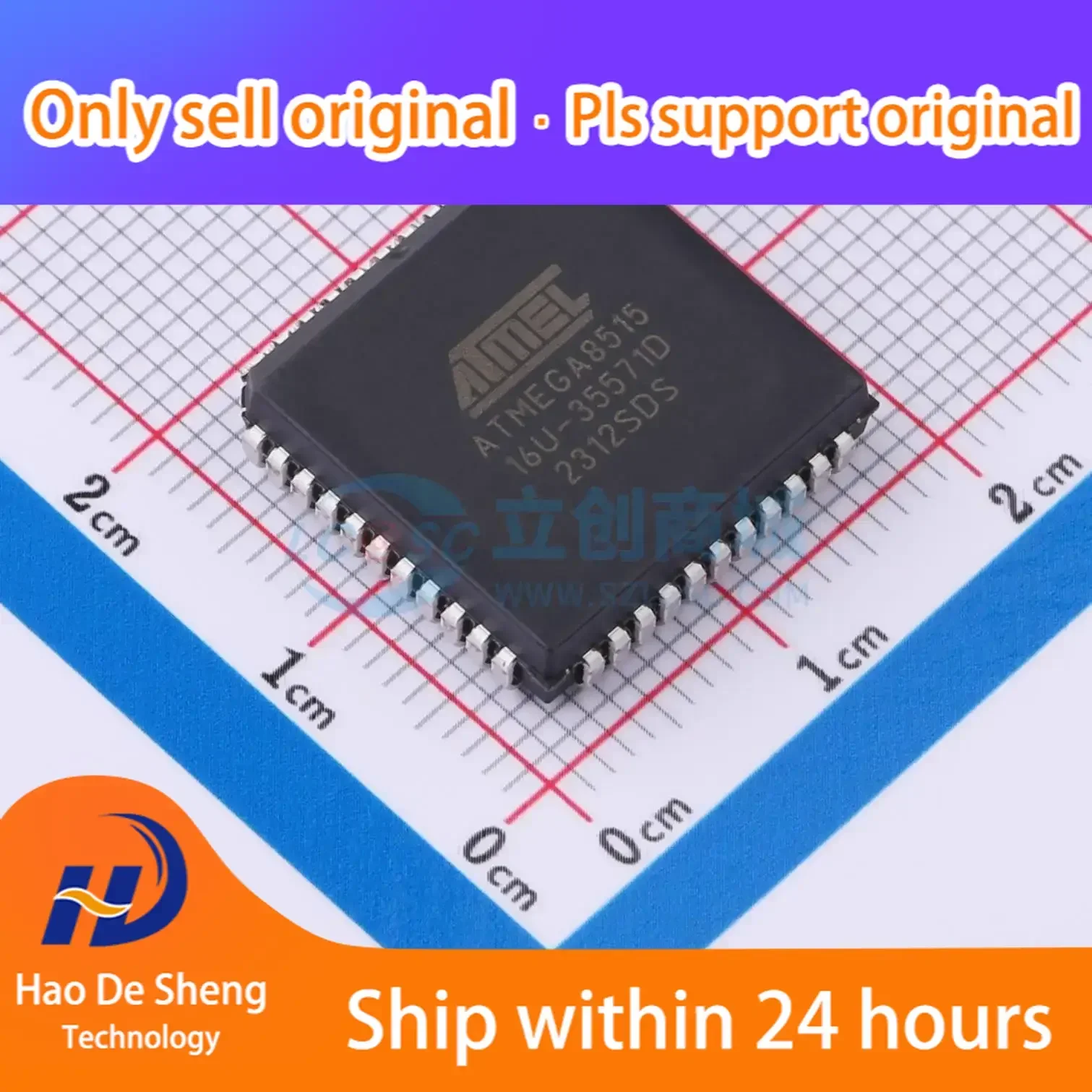 

10 шт./лот ATMEGA8515-16JU PLCC-44 новый оригинальный в наличии