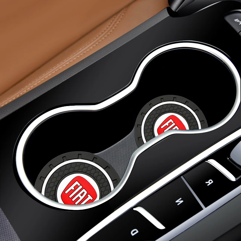 Alfombrilla antideslizante para salpicadero de coche, pegatina para FIAT 500 Abarth Doblo Tipo Panda Ducato Fiorino Grande Punto 500X Freemont Stilo