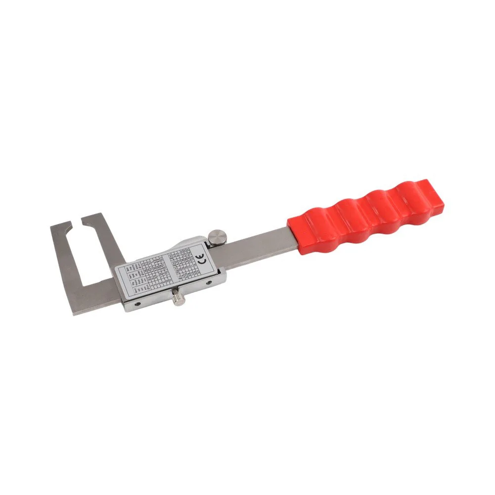 Accurate Brake Pad Measurement Brake Gauge 24.5*9*2.5CM Stainless Steel Caliper Brake Pad Inspection Digital Display