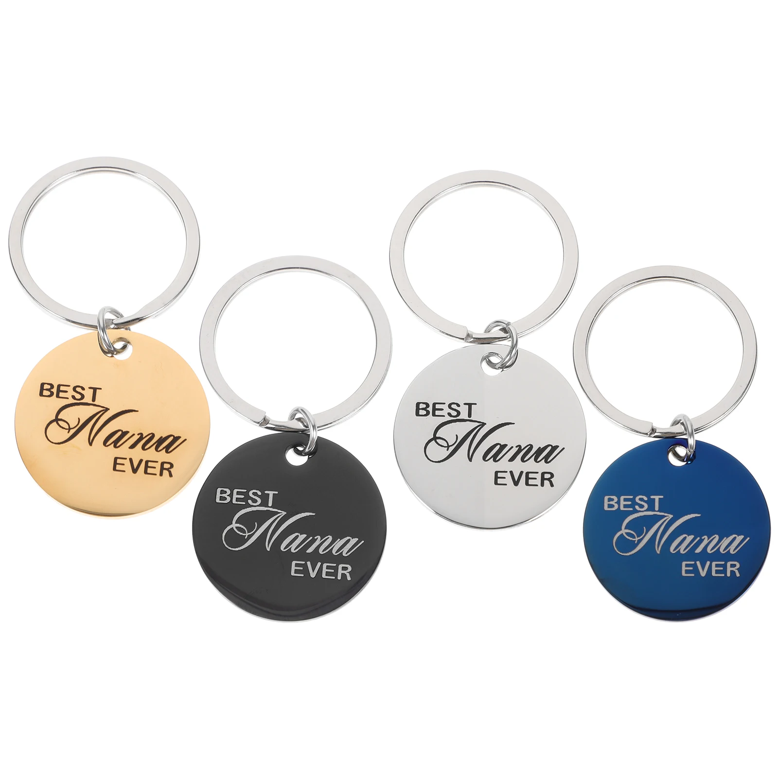 

4 Pcs Pet ID Tags Stainless Dog Cat Puppy Name Tag Collar Accessories Durable Dog Tag Necklace Pet Supplies
