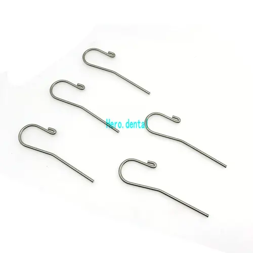 Imagen 2 del producto Herramientas de gancho de labio Dental, localizador de ápice, instrumento de dentadura de odontología, blanqueamiento Dental, 5 uds.