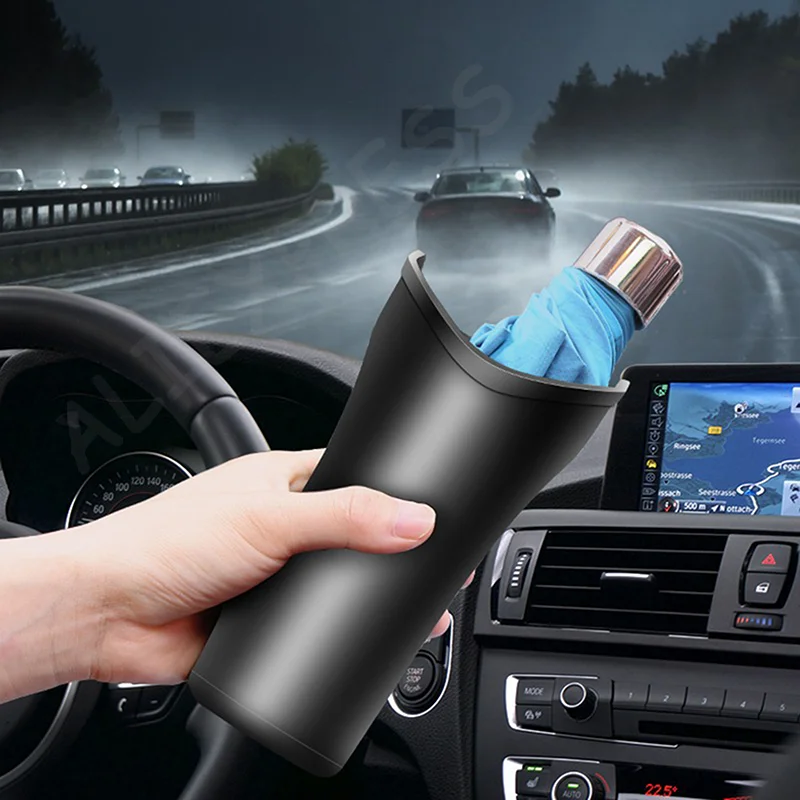

NewCar Umbrella Storage Box Versatile Space Saving Auto Umbrella Holder Rack Backseat Can Garbage Car Cup Car Holder