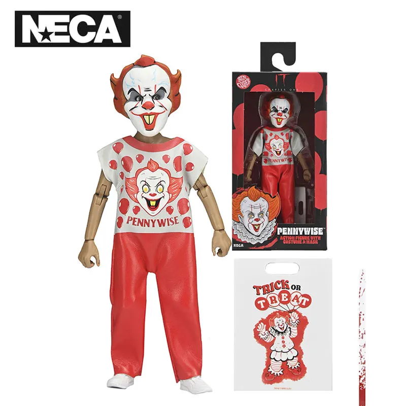 neca-45423-ベン・スティーブン・キングの「イット」ペニーワイズ-6インチ-アクションフィギュア-コレクション-オリジナルモデル-ギフト-ドール-デコレーション-アニメ-スタチュー-おもちゃ