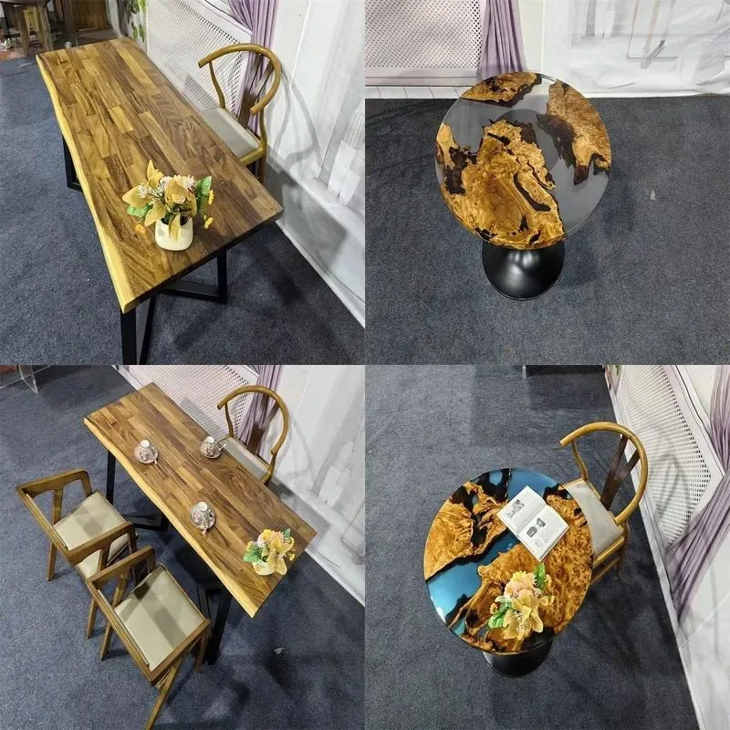 20mm Thick Stable Wood and Resin Bar Counter