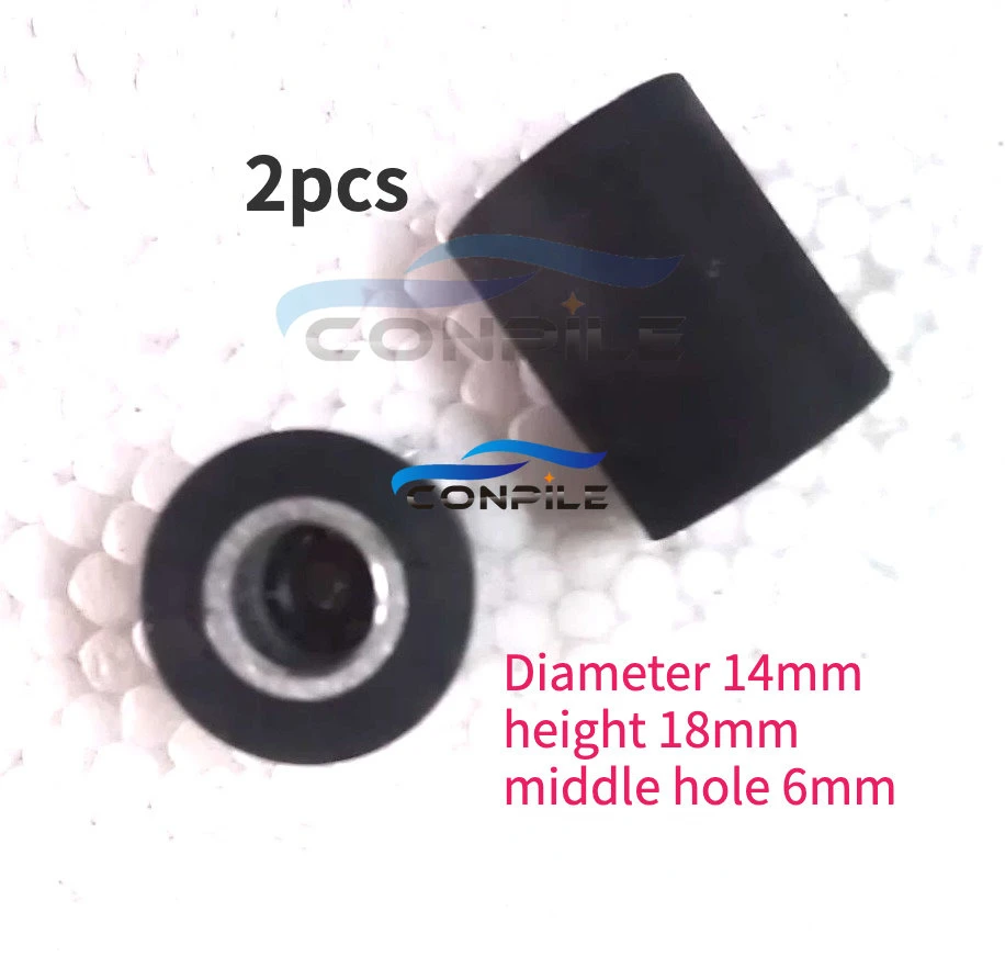 2pcs pinch roller belt pulley  for VCR tape recorder audio player