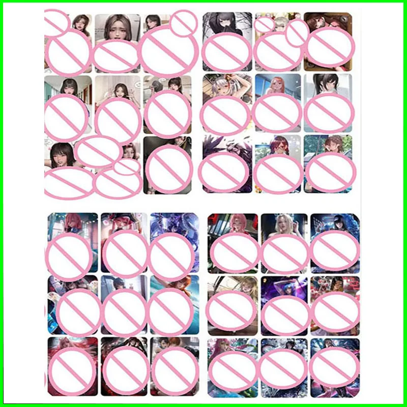 

Коллекционные карточки с персонажами аниме: Ху Тао, Яэ Мико, Санго, Даки. Лазерные флеш-карты для детских игр, игрушки, подарки на Рождество и день рождения.