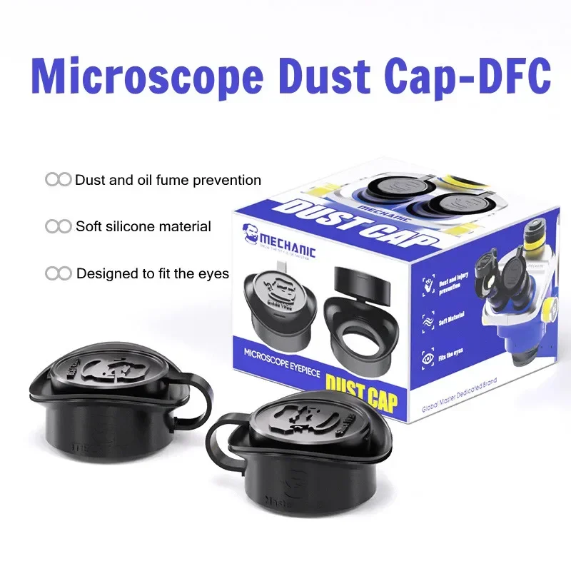 MECHANIC DFC Microscope Eyepiece Dust Cover Adjustable Matching Relieve Eye Fatigue Fitting Eye Design Microscope Dust Cap