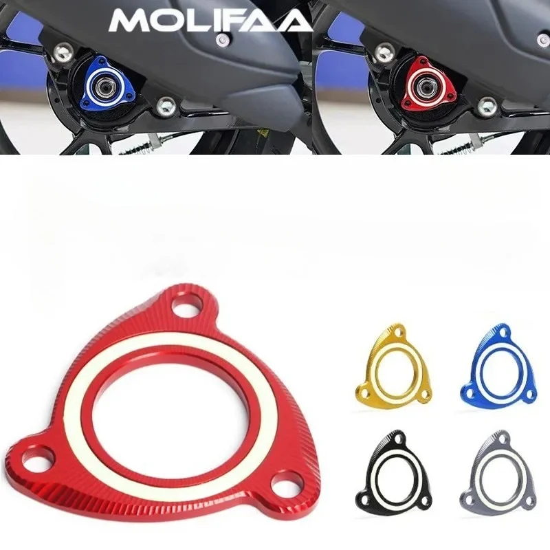 

Motorcycle Fluorescent CNC Rear Axle Plate Wheel Decorative Cover For Yamaha NMAX NVX AEROX 155 2020 - 2023 Scooter Accessories