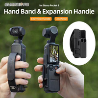 Sunnylife For DJI Osmo Pocket 3 Hand Band Protective Case Portable Lanyard Expansion Frame Cold Boot Strap Protective Frame