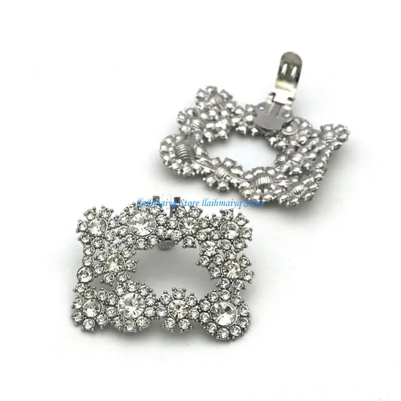 

573B Charm Metal Shoe Clamp Bridal Shoes Accessories Women