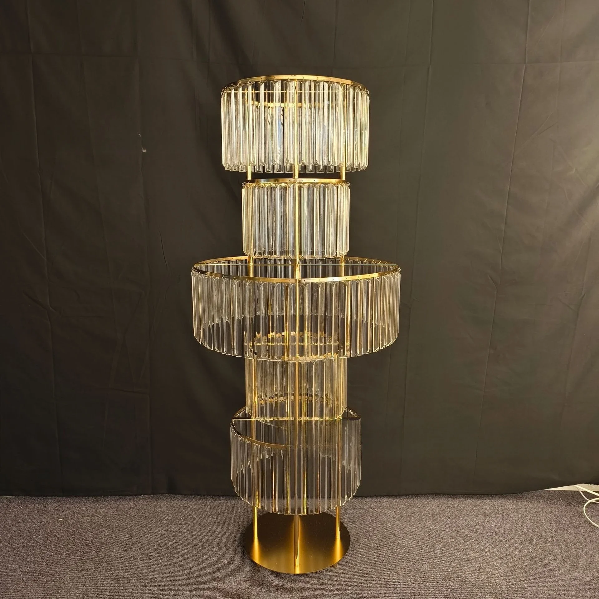 Wedding props, acrylic table flowers, stage decoration, ornaments, wrought iron electroplating, Ferris wheel road guide,