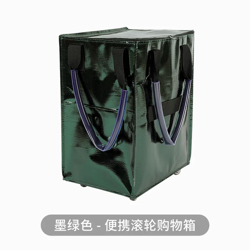 Roller Skating Shopping Bag Long Hand Storage Luggage Travel Shopping Camping Storage Box