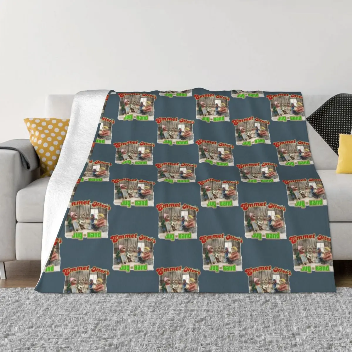 Emmet Otter Emmet otters Throw Blanket Soft Plaid bed plaid Plaid on the sofa Blankets