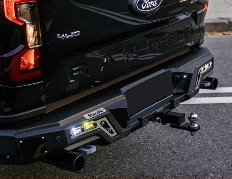 

High Quality Rear Bumper with LED Headlights Suitable for Ford Ranger