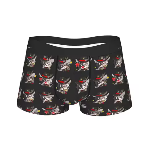 Men Boothill set Honkai Star Rail Boxer Briefs Shorts Panties Polyester Underwear Homme Funny Plus Size Underpants