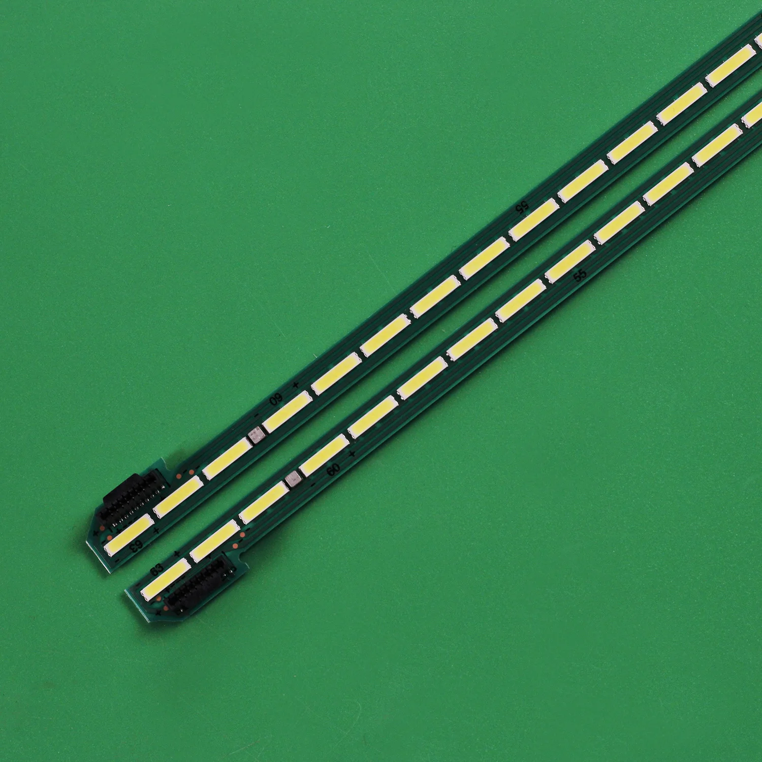 2pcs 63LED LED backlight strip for 55UF850V 55UF8500 55UF8509 6922L-0160A 55 V15 SA UD 6916L2060A 6916L2061A LC550EQE PH F1