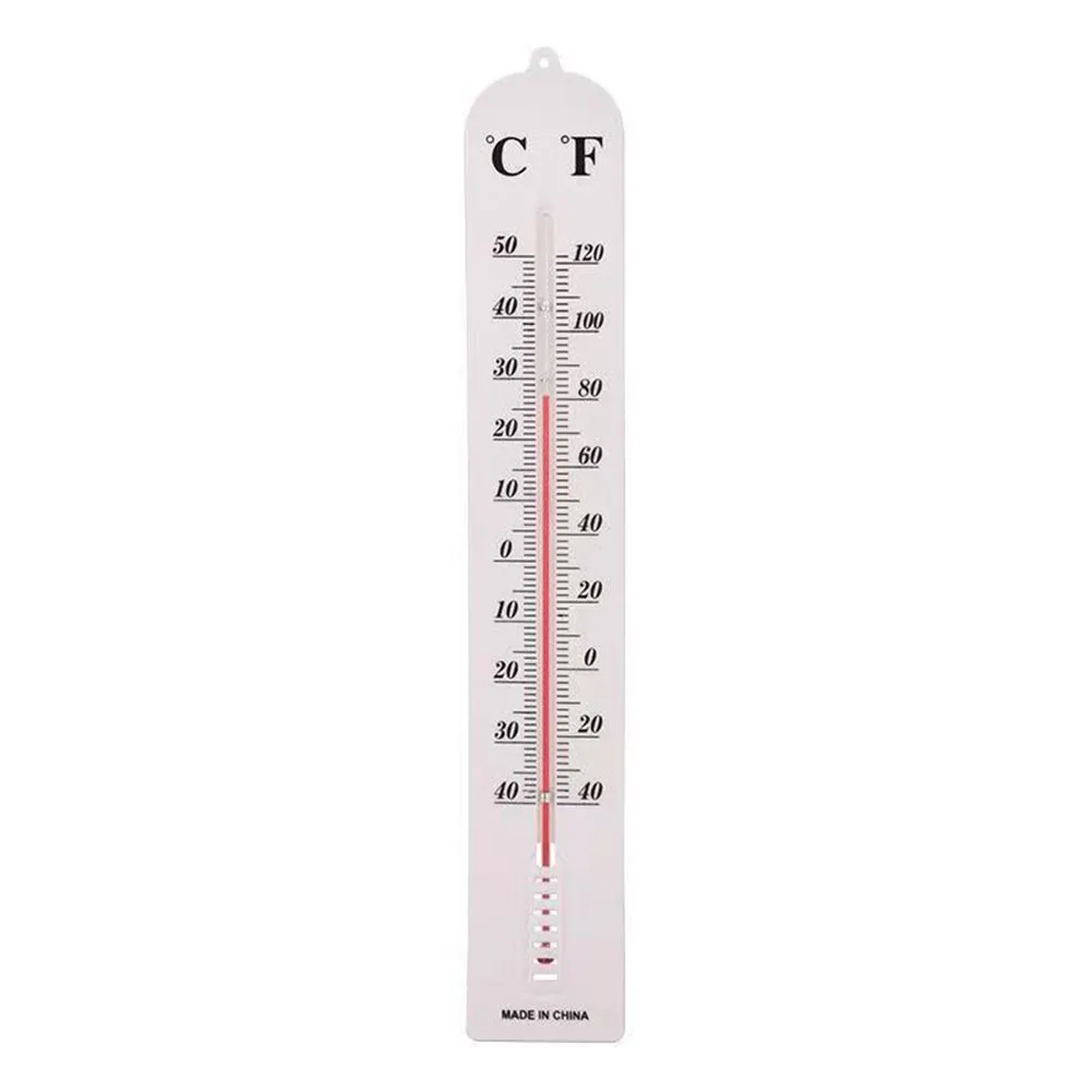 High Quality Thermometer Home Printed Scale Garden Décor Greenhouse -40 To +120°F -40 To +50°C / Black Celsius