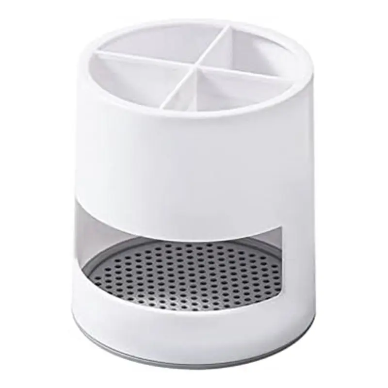 

A56P-Drain Storage Cages, Separate Racks, Bathroom Toothbrush Paste Storage Boxes, Kitchen Household Storage Boxes Durable White