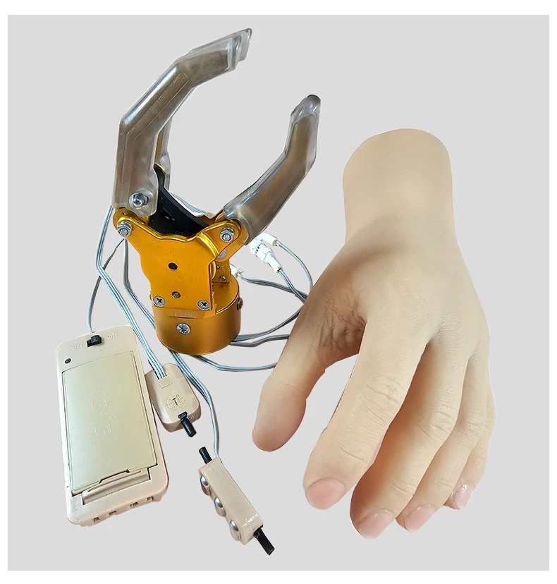 prosthetics limbs hand, Cable controlled mechanical hand for the below-elbow