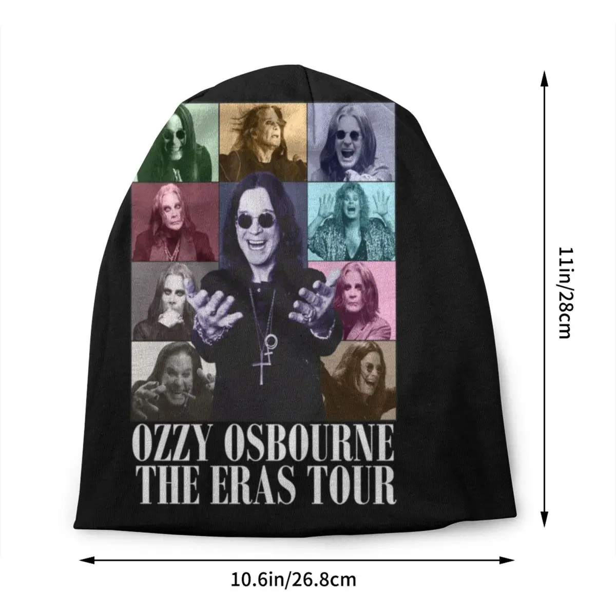 Ozzy Osbourne الثقيلة المعادن الفرقة بونيه قبعة قبعات متماسكة الرجال النساء كول للجنسين الإنجليزية Singe شتاء دافئ Skullies Beanies قبعات