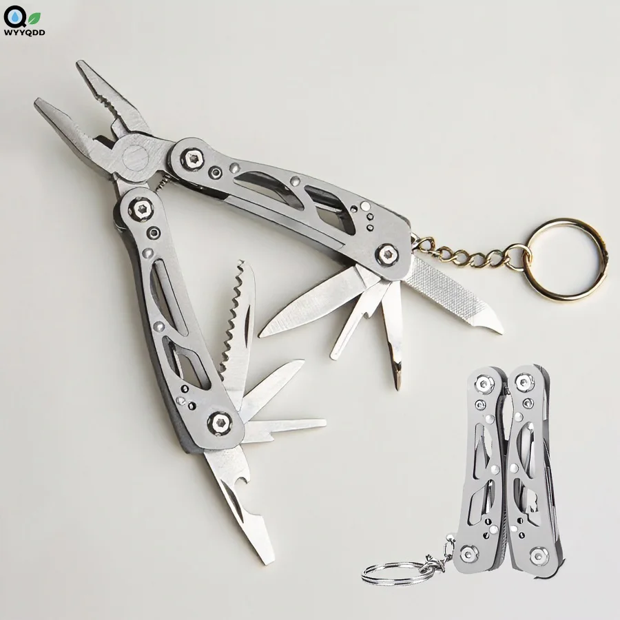 

Mini Multi-function Knife Pliers Stainless Steel Pliers Mini Multitool Folding Hand Tools EDC Camping Outdoor Tactical Knife
