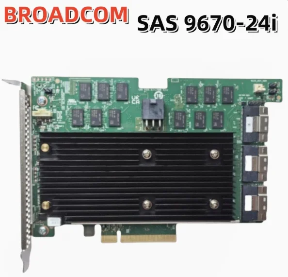 

NEW For Broadcom 9670-24I Three Mode 24gb SAS RAID Controller 05-50123-00 Array Card
