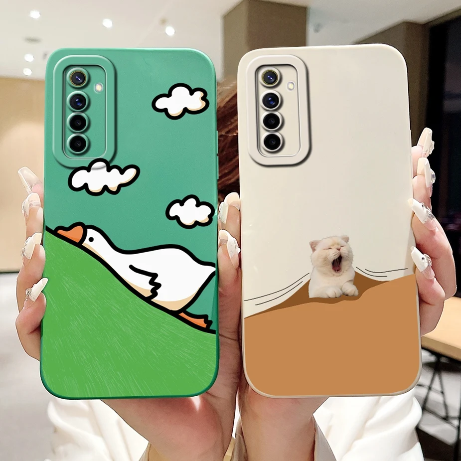 For Realme 6 6i 6S Case Realme6 Pro Cute Fashion Candy Painted Cover Soft Silicone Phone Case For Realme 6 Pro Realme 6S 6i Bags