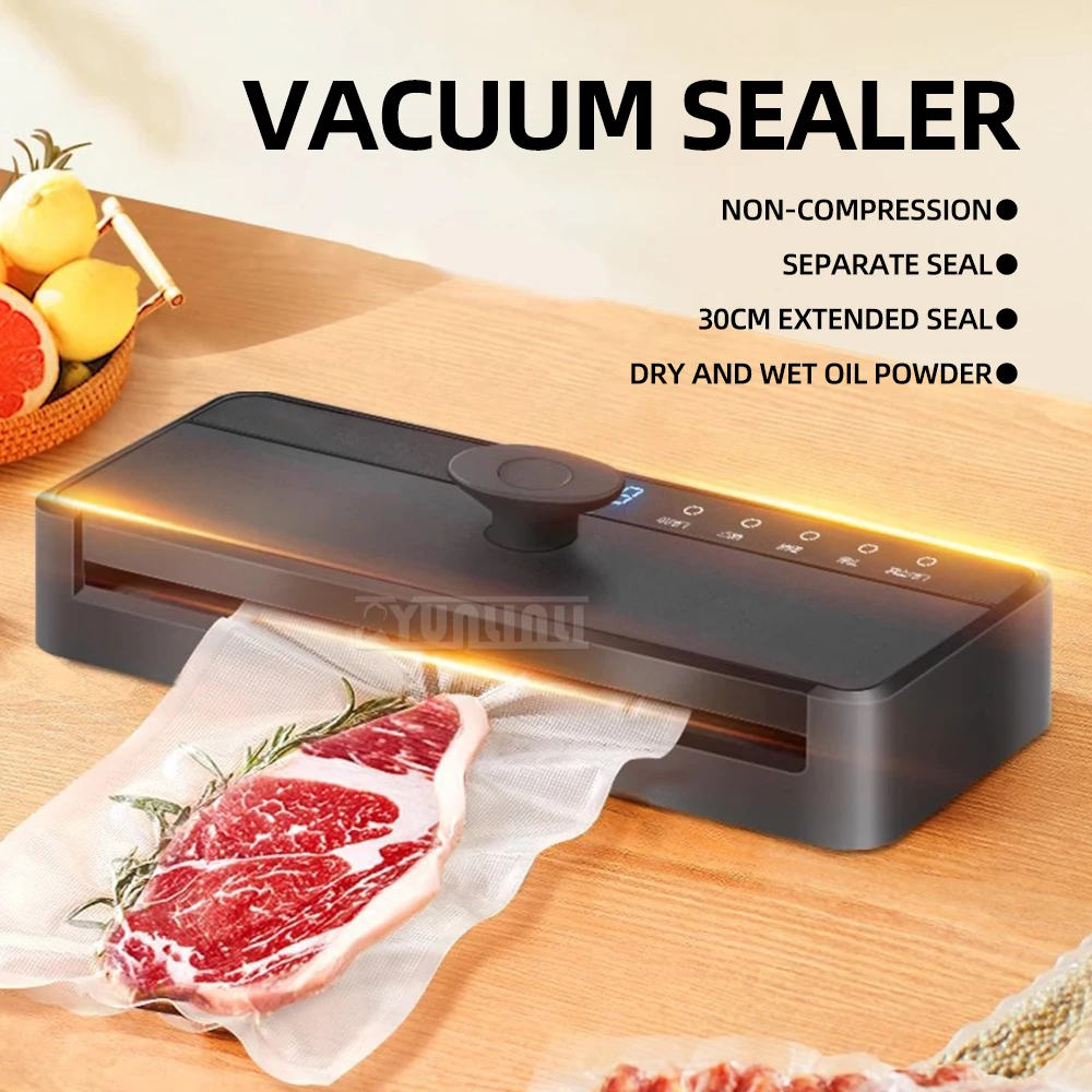 Automatic Wet and Dry Sealing Machine Dual-Use Vaccume Sealer Commercial Food Preservation vakuumiergerät Enbasadoras Al Vacio