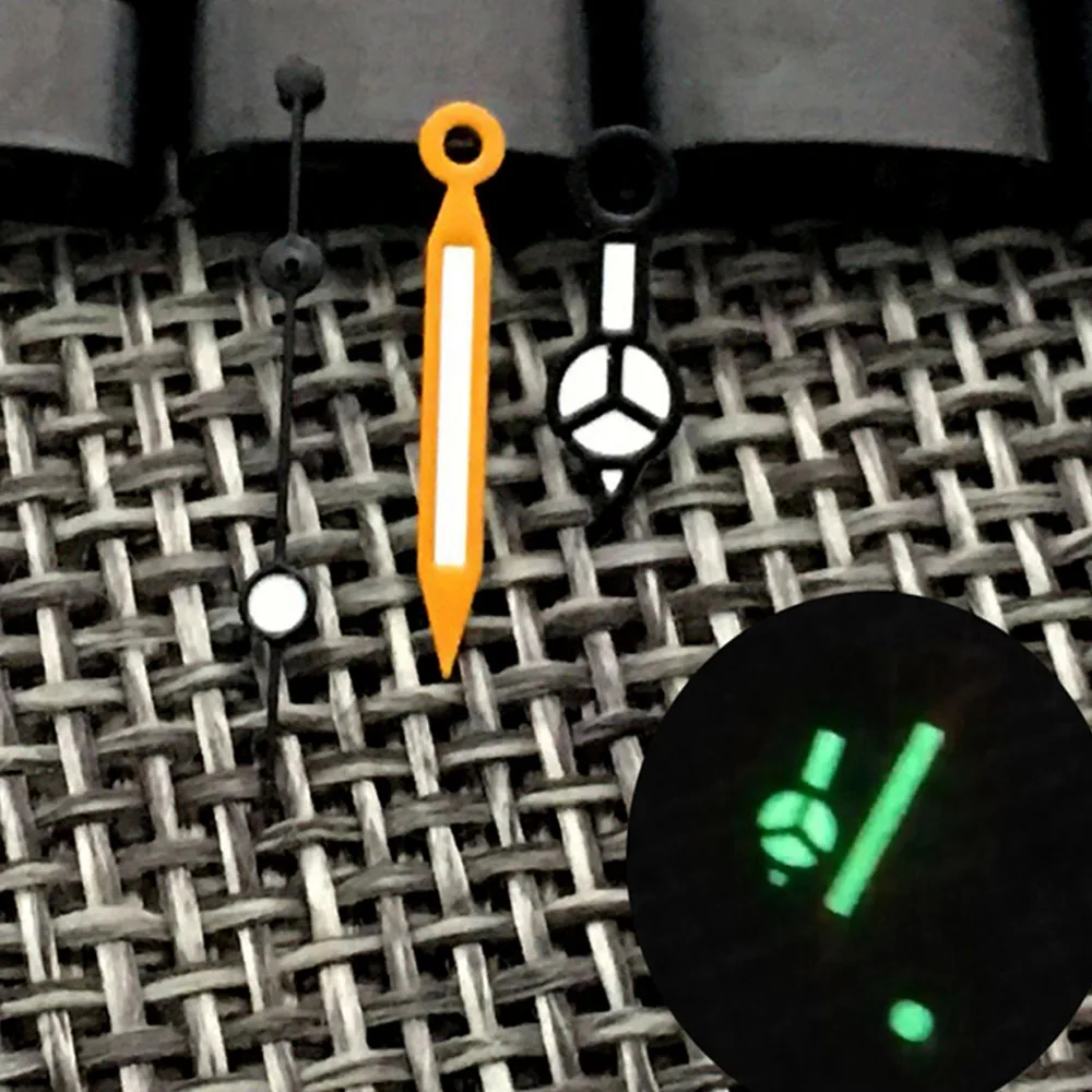 

Watch Hands Green Luminous Pointers Replacement Hands 3Pins for SKX007 NH35A NH36A Movement Three Needles Modification Parts