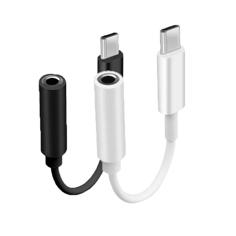 1/2/3pcsFor Usb Type C To 3.5mm Audio Adapter 3.5 Jack Aux Cable Headphone For Galaxy S25 S26 S23 S24 UItra S21 S22+ A54 A55 A56