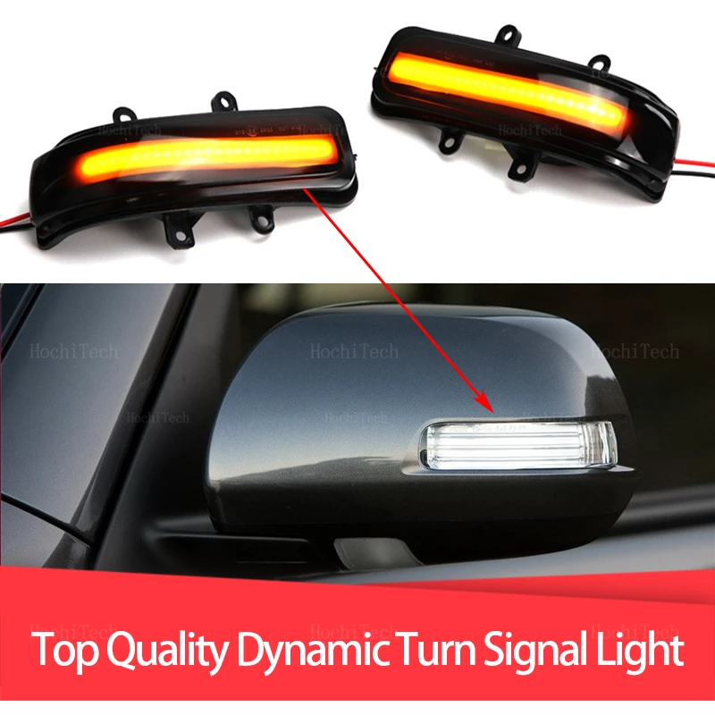 

Dynamic Turn Signal LED Rearview Mirror Indicator Blinker Repeater Light for Toyota RAV4 XA30 Estima Alphard AH20 Vellfire Noah