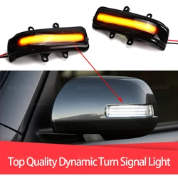 Dynamic Turn Signal LED Rearview Mirror Indicator Blinker Repeater Light for Toyota RAV4 XA30 Estima Alphard AH20 Vellfire Noah