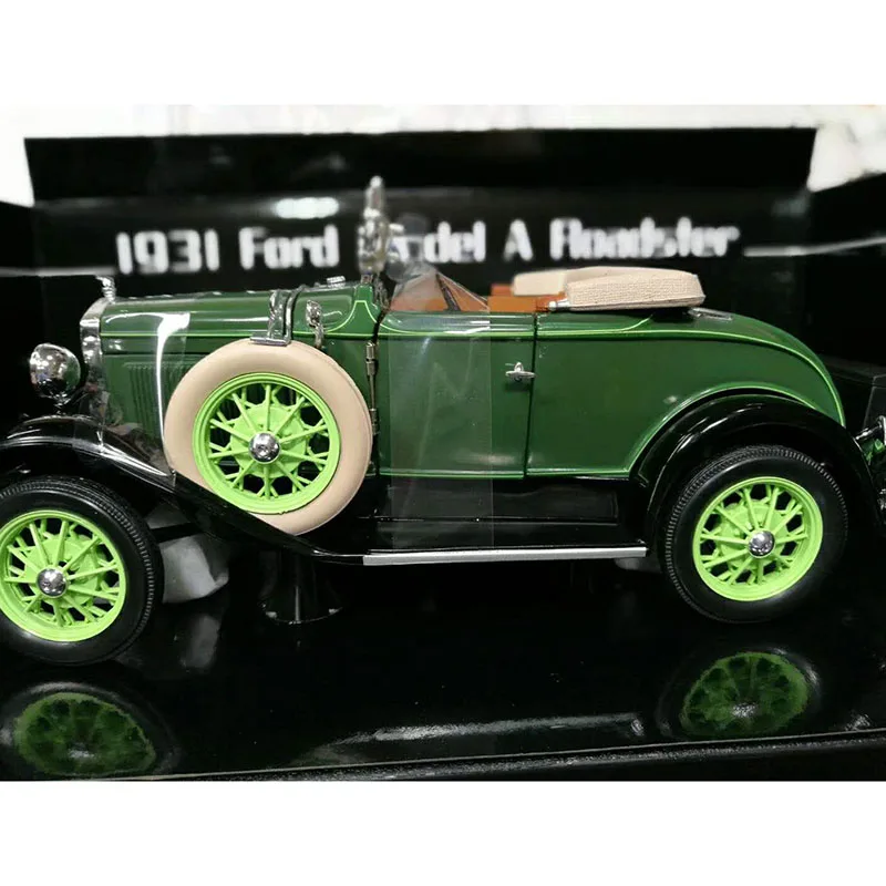 Diecast 1:18 Scale 1931 Ford A Classic 6123 Alloy Car Model Collection Souvenir Display Ornaments Vehicle Toy