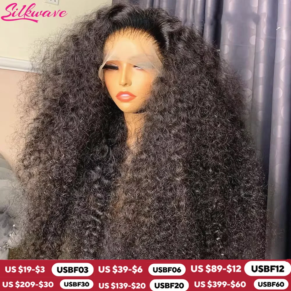 13x6 Hd Lace Frontal Wig Deep Wave 250 Density Curly Human Hair Wigs 100%  Preplucked Water Wave Front Wigs For Women Brazilian