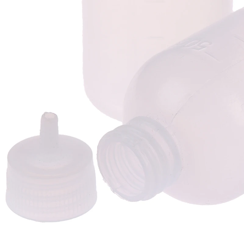 B*1PC 50ML Plastic Liquid Alcohol Bottle For Dispenser Rosin Solder Flux Paste For Phone PCB Cleaning Welding Repair Tools